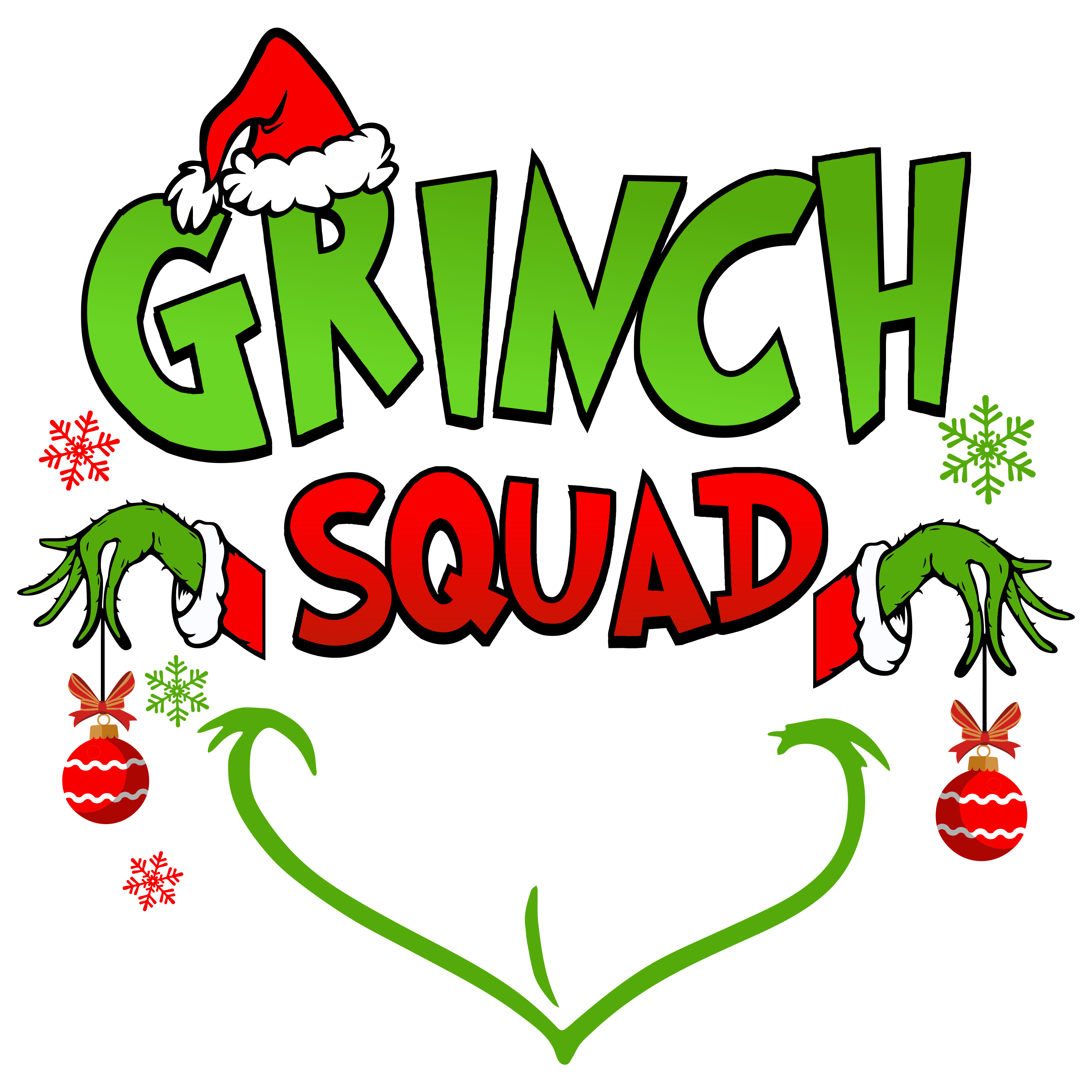 Grinch squad adult tee