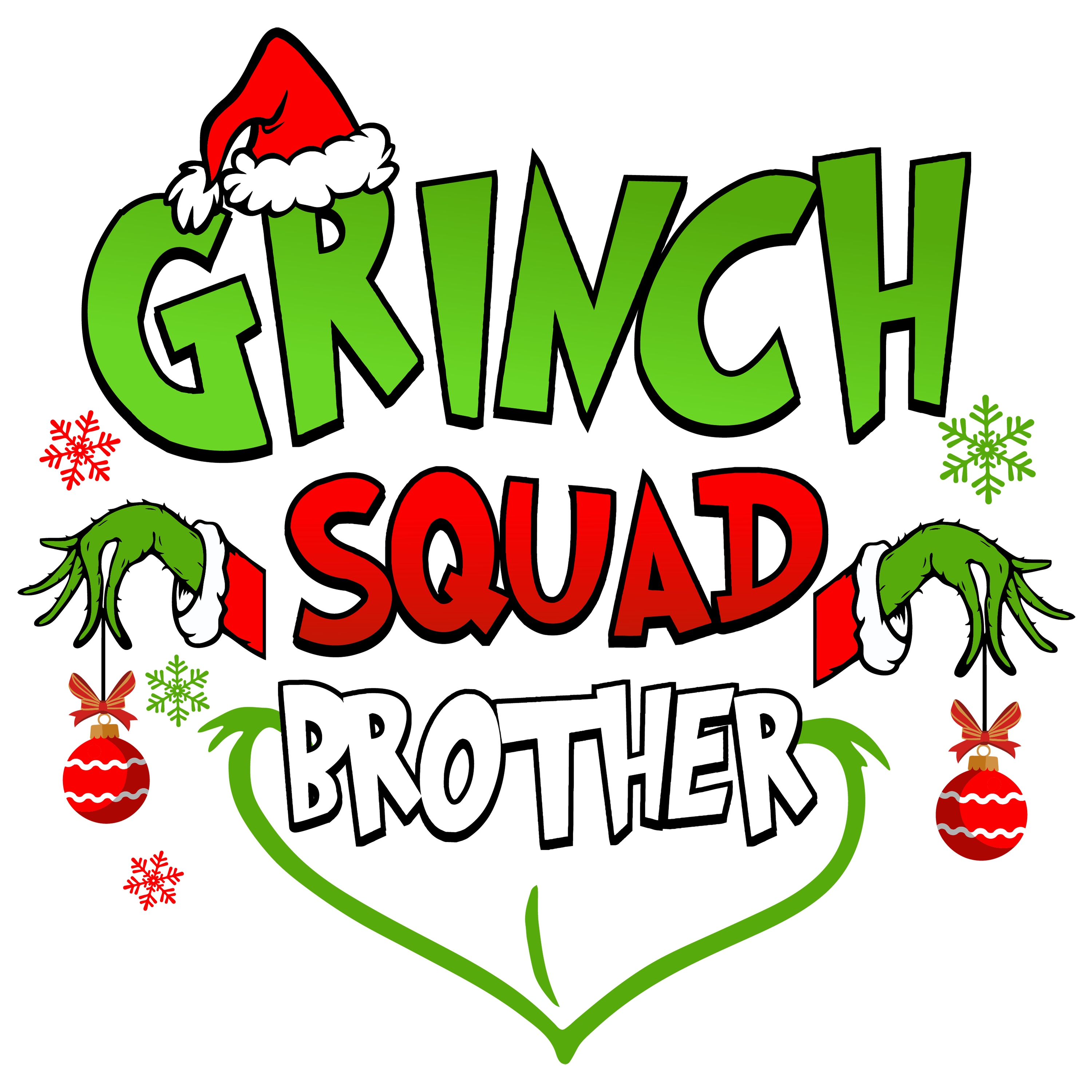 Grinch squad adult tee