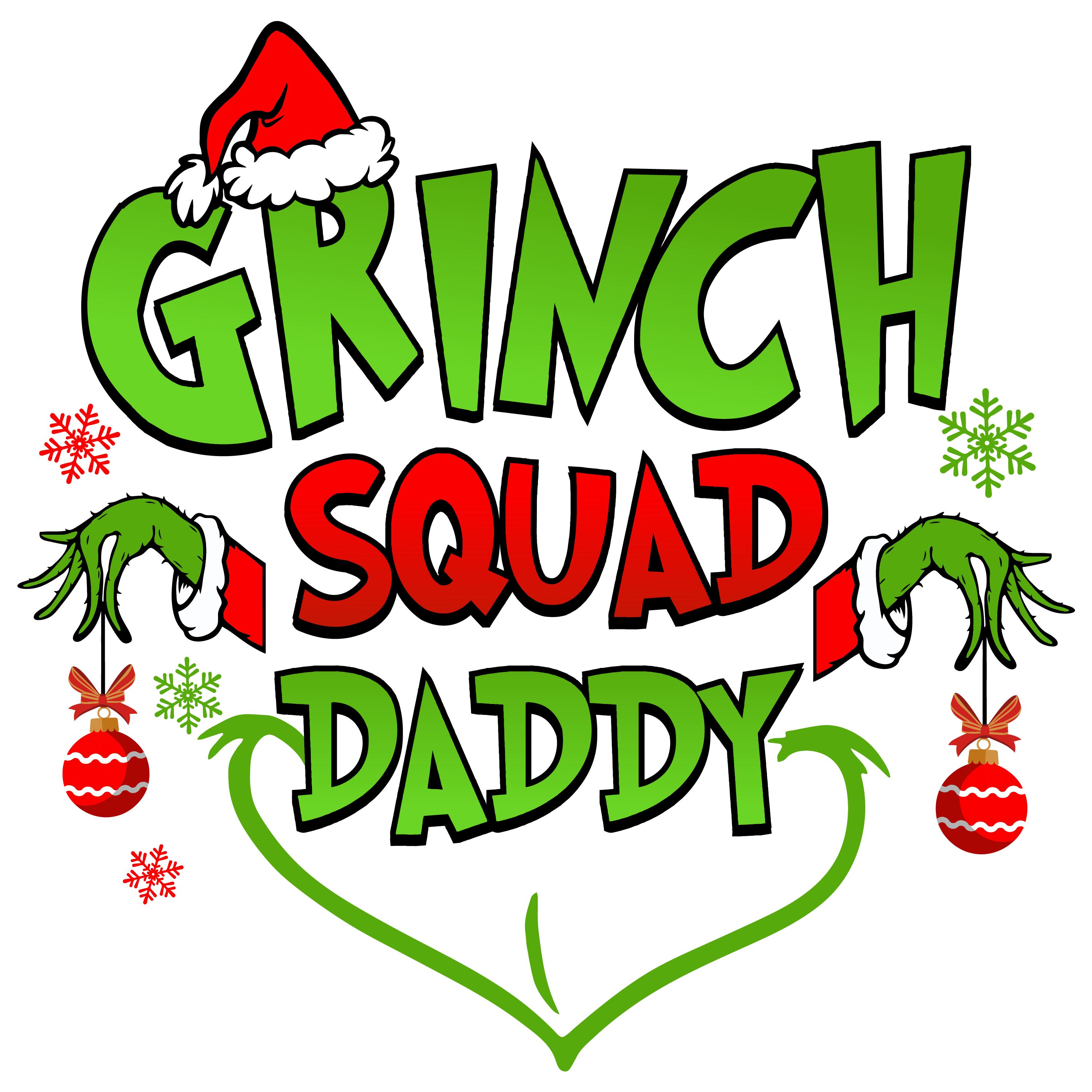 Grinch squad adult tee