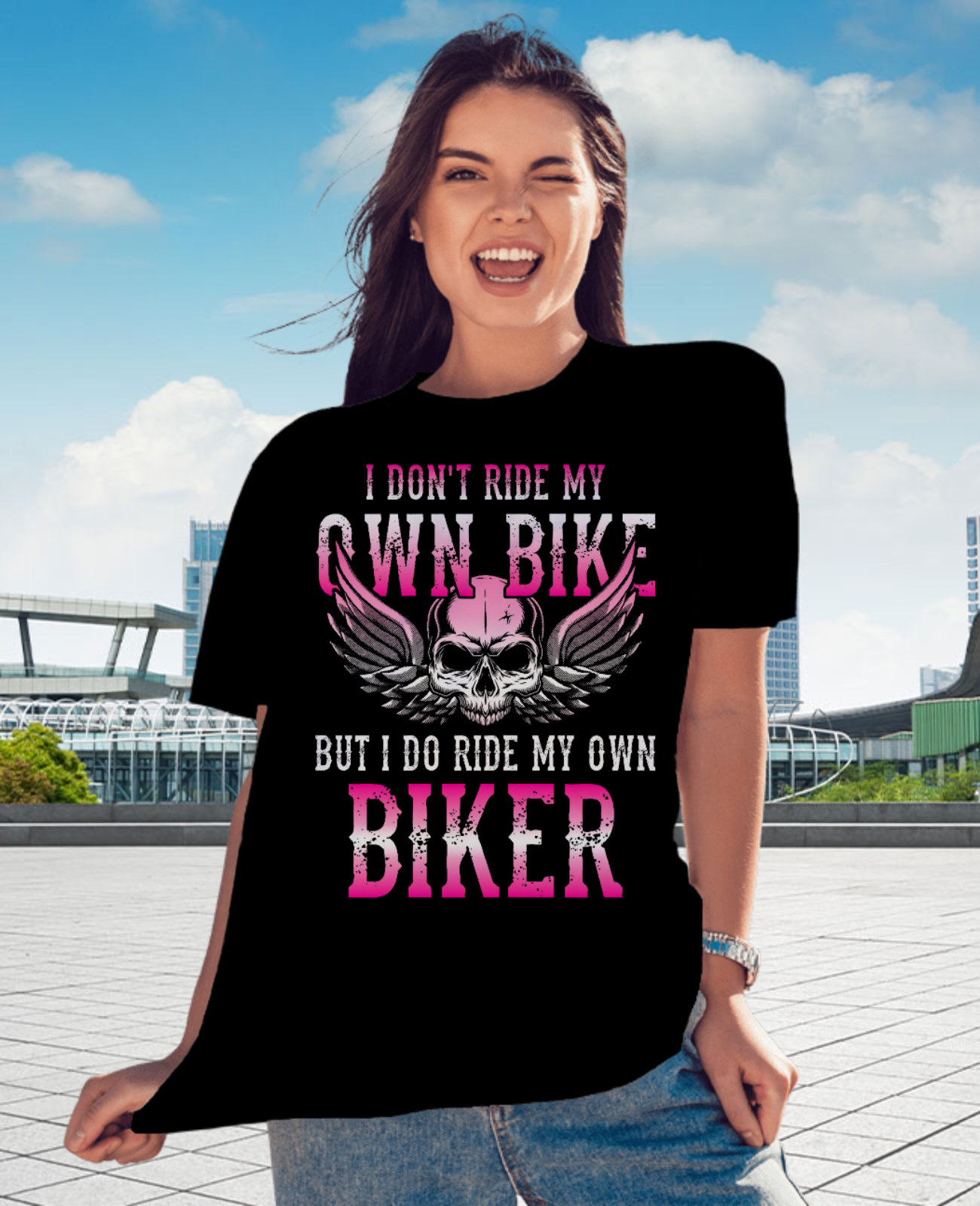 Ride a biker
